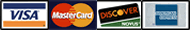 Credit Cards We Accept